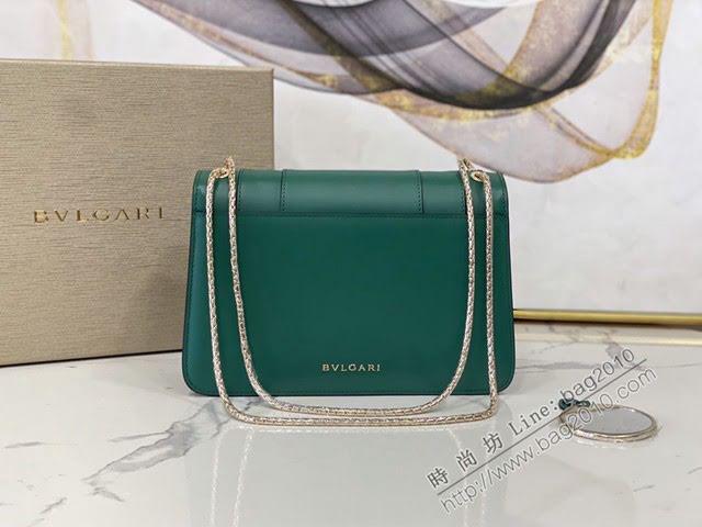 Bvlgari女包 寶格麗限定款 Serpenti Forever系列鏈條斜挎包 B290323 Bvlgari小號鏈條女包  fyd1451
